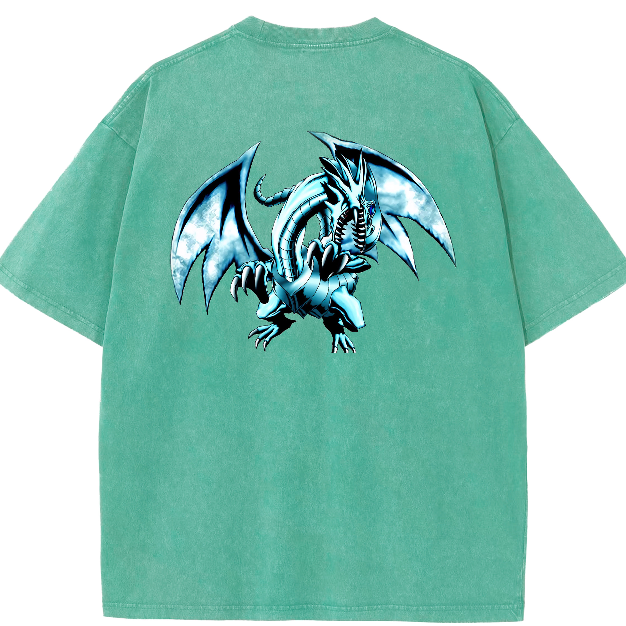 （画像用） 遊☆戯☆王 Yu-Gi-Oh! 綿100% ヴィンテージ風 半袖Tシャツ（背面プリント）